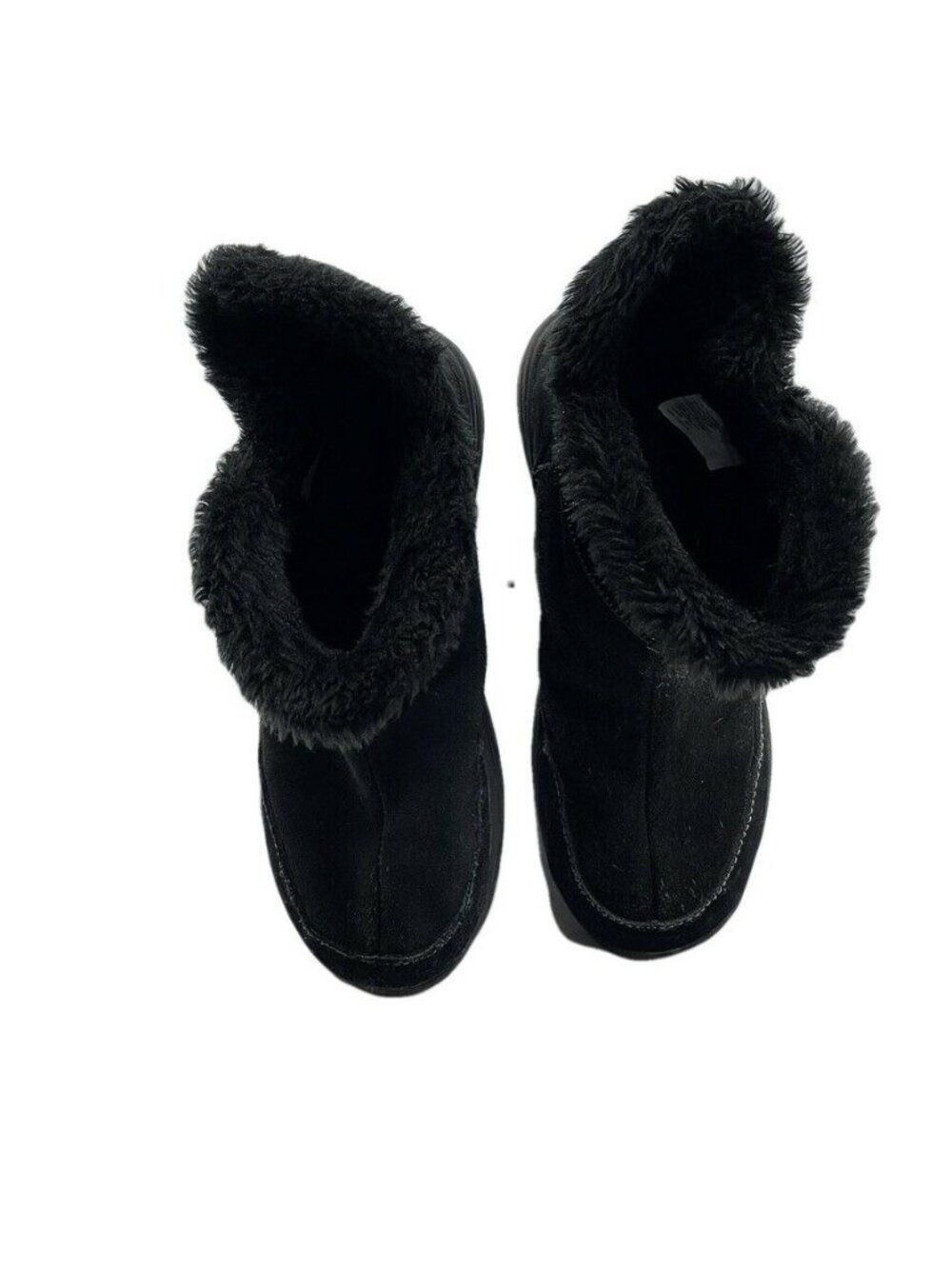 CROFT & BARROW Womens Waterproof Black Suede Winter Boots Size 7 - Picture 9 of 10